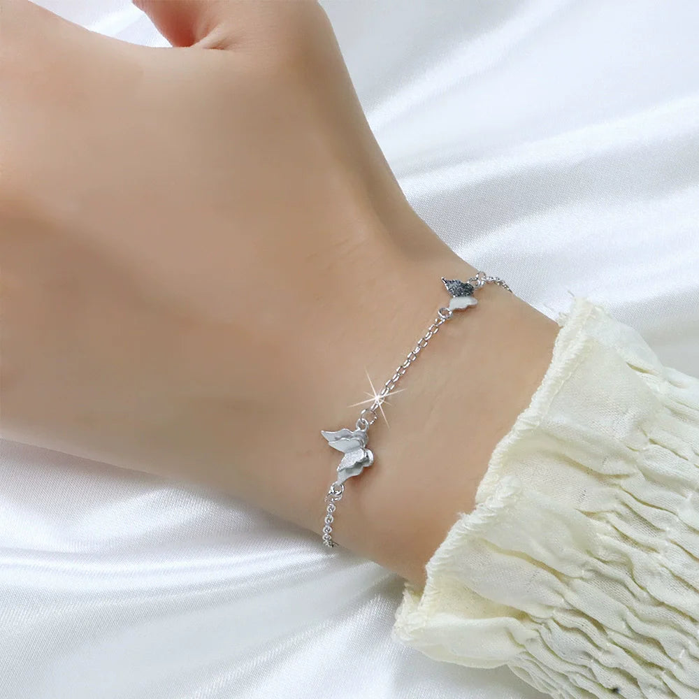 Silver Wings Bracelet
