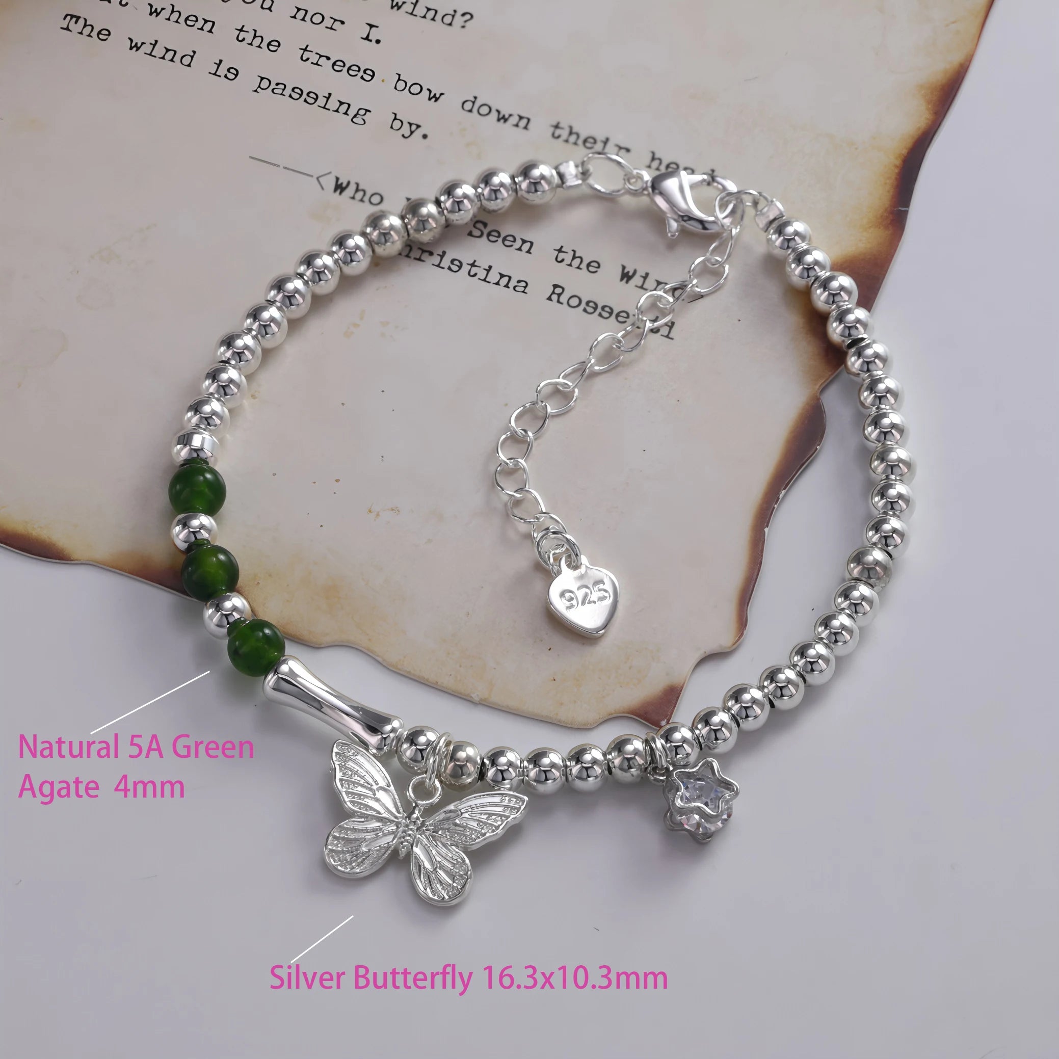 Silver Wings Bracelet